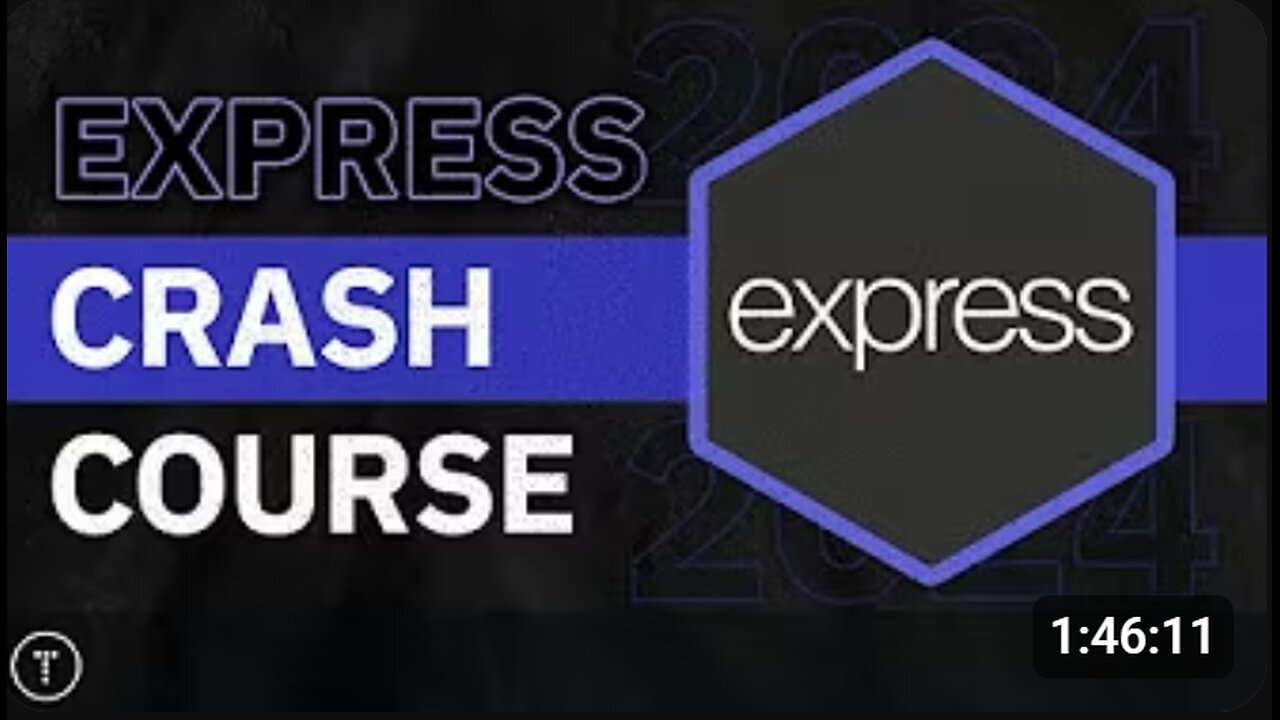 ⚡ Express.js Crash Course for Beginners | Get Started with Node’s #1 Web Framework