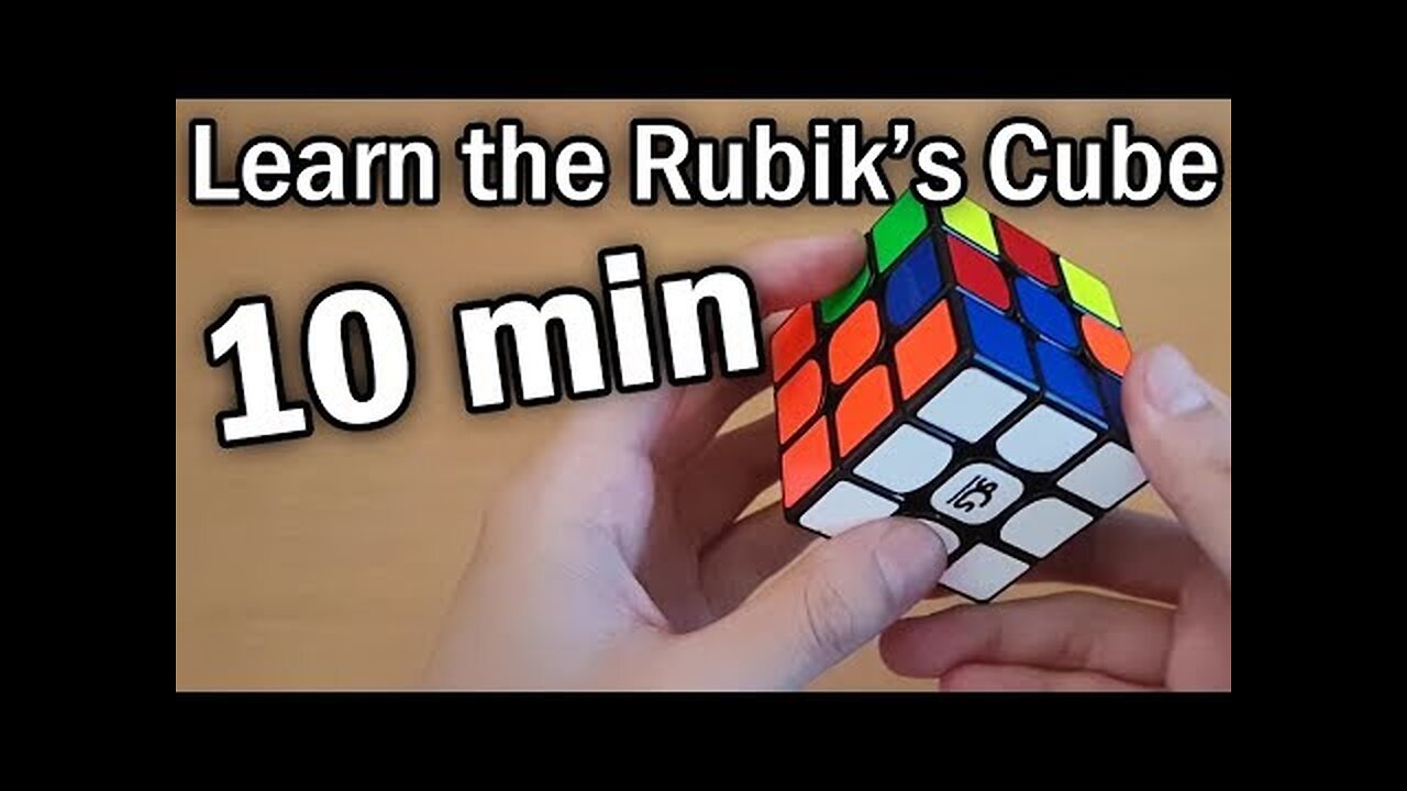 Learn How to Solve a Rubik's Cube in 10 Minutes (Beginner Tutorial)