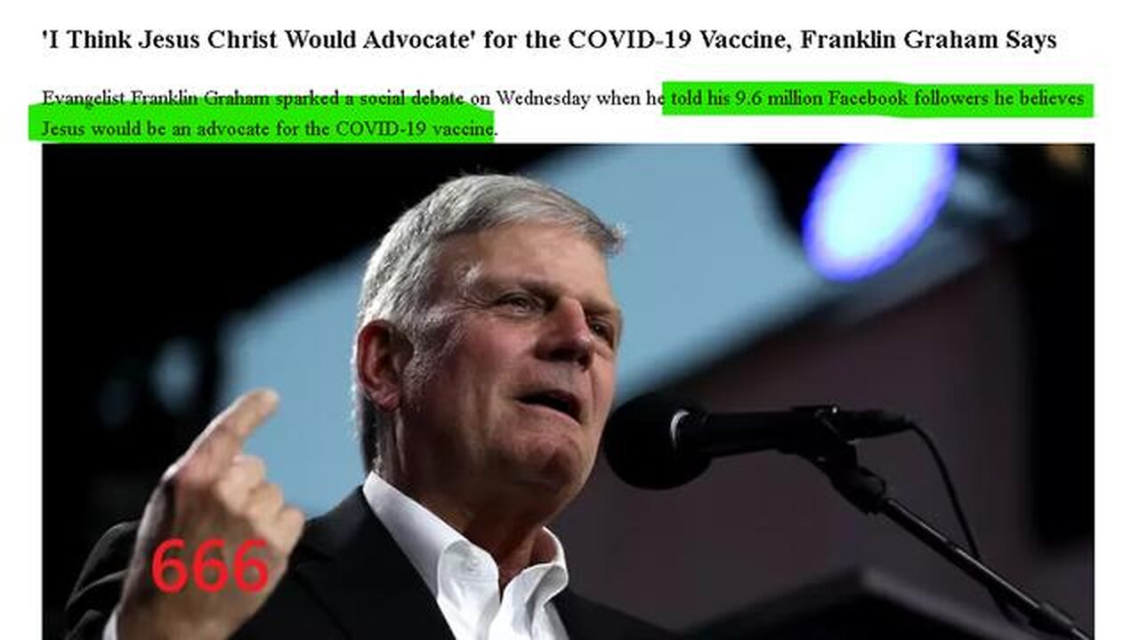 The Government Paid Churches to shut their doors and push COVID 19 Vaccines during the pandemic
