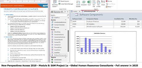 New Perspectives Access 2019 | Module 8: SAM Project 1a | Global Human Resources Consultants (2025)