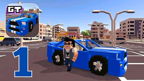 Blocky Car Racer: Racing Game - Gameplay Walkthrough | Part 1 (Android, iOS)