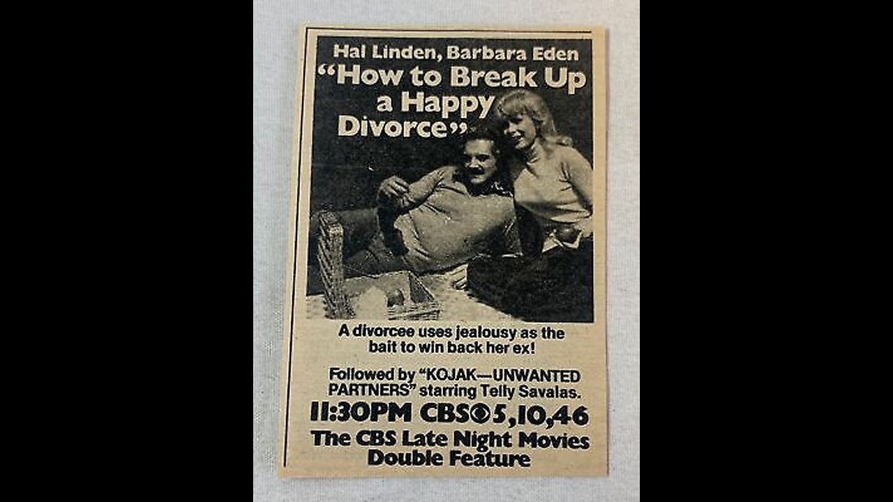 How to Break Up a Happy Divorce 1976 ‧
