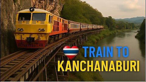 🚆 Thailand's Most Epic Train Journey to Kanchanaburi