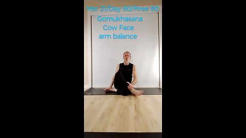 Gomukhasana / Cow Face arm balance