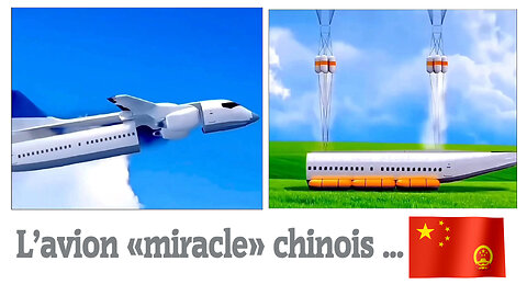 L'avion chinois qui sauve des vies !