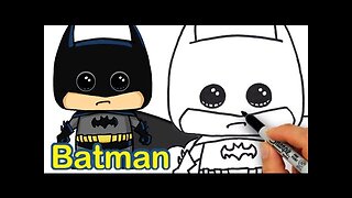 How to Draw Batman Cute and Easy