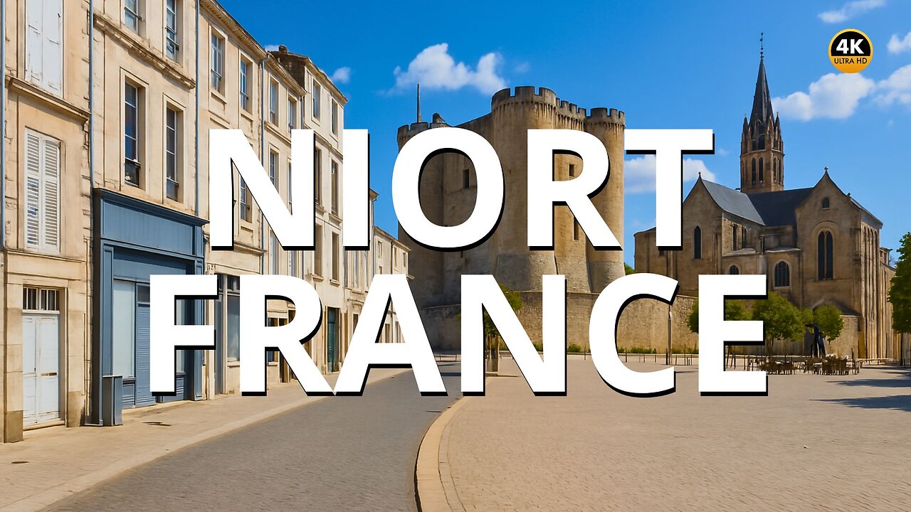 Niort, France at Dusk — Quiet Streets, Timeless Charm