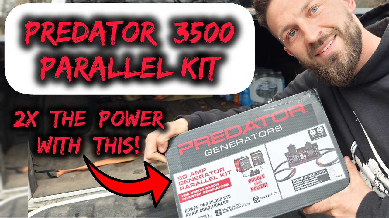 How to Connect 2 Predator 3500 Generators – 50 Amp Parallel Kit from Harbor Freight!