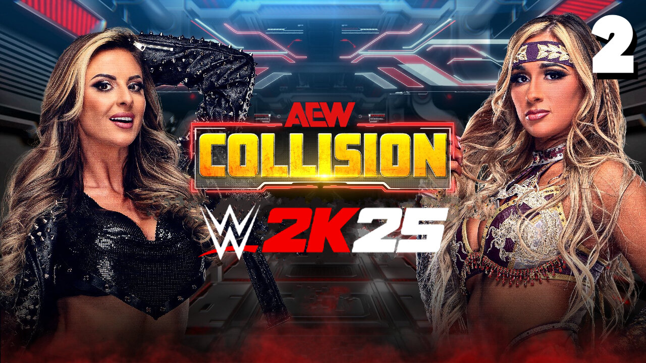 WWE 2K25 AEW Collision May 3rd - Match 2: The Megasus DESTROYS!