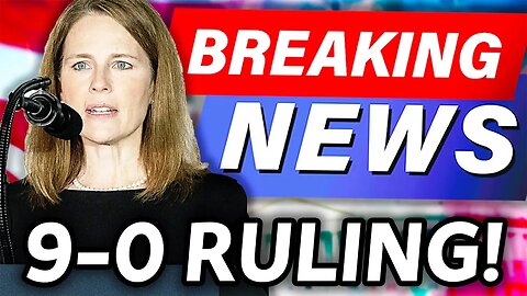 MASSIVE BREAKING NEWS: UNANIMOUS SCOTUS DECISION DESTROYS ANTI-GUN LAWSUIT!