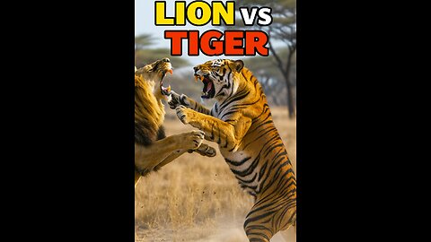 Lion VS Tiger 🐅 🦁 Ai Viral Video