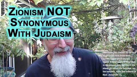 Zionists Will Try To Mislead People Into Thinking That Zionism Is Synonymous With Judaism, It Is Not
