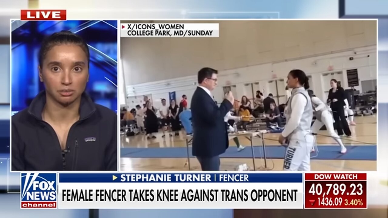 Fencer who took knee against trans opponent reveals she felt 'at a loss'
