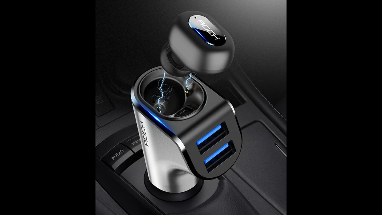 Bluetooth Earphone Car Charger