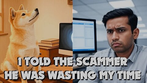 Scammer Triggered When I Say He is Wasting My Time