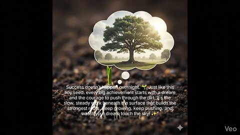 Have you ever felt like a tiny seed waiting for your moment?"