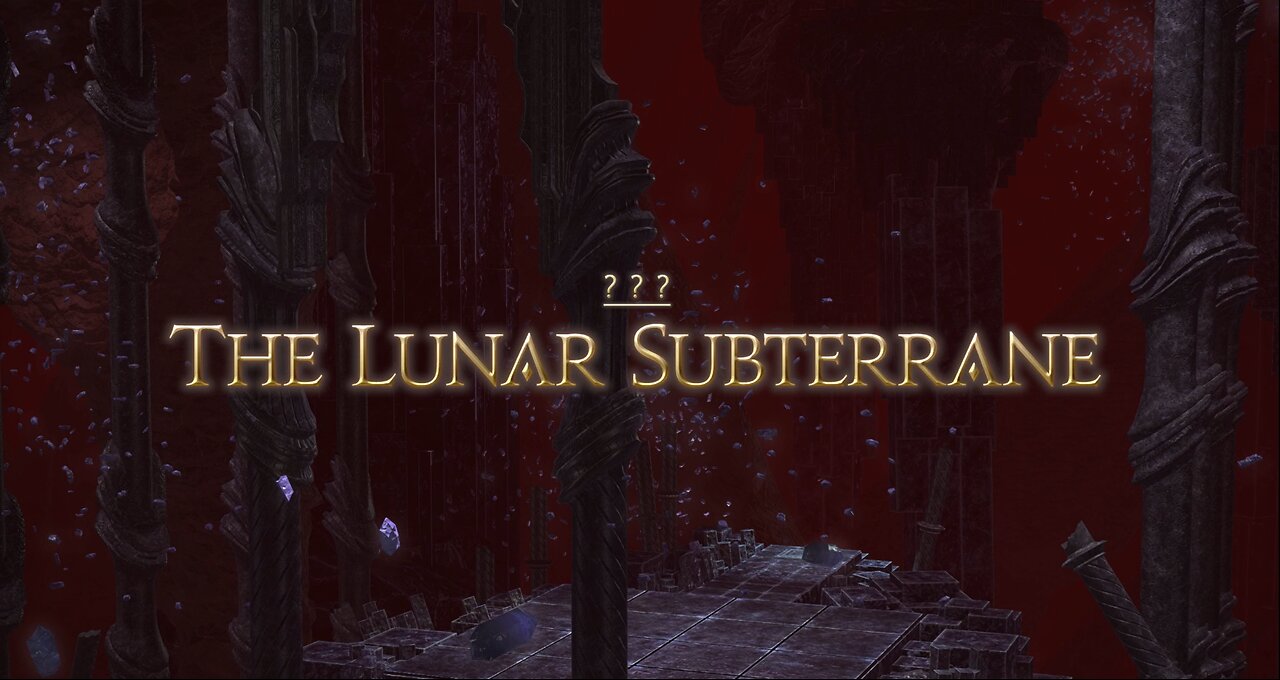 Final Fantasy 14 The Lunar Subterrane - Trust Dungeon