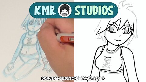 Drawing Sessions: Kyara Pinup