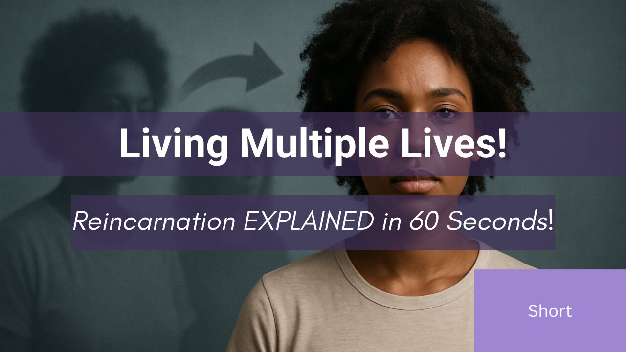 Reincarnation Living Multiple Lives! Reincarnation EXPLAINED in 60 Seconds! 🌌