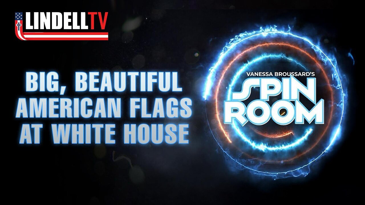 BIG, BEAUTIFUL AMERICAN FLAGS AT WHITE HOUSE