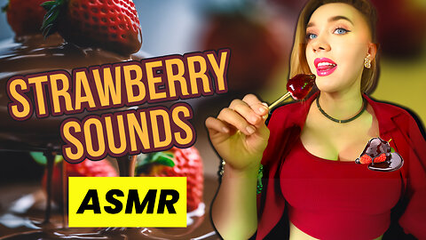 ASMR Türkçe | Çikolatalı Çilek. Mukbang