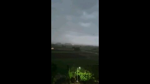 rain with strong wind
