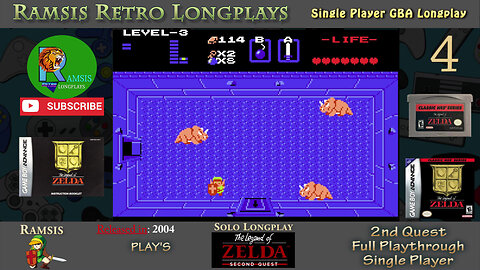 Legend of Zelda - Second Quest (GBA) | Classic NES Edition | Episode #4