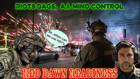 Riot Bags, Ai Mind Control and Martial Law