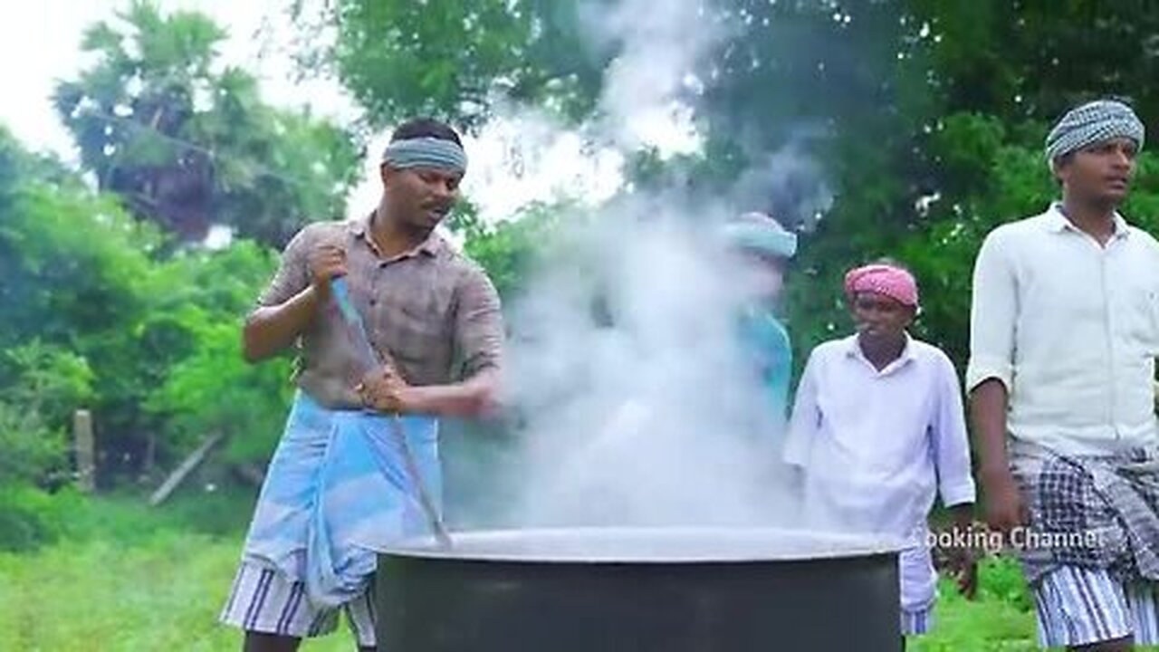 2_FULL_GOAT_MUTTON_GRAVY___Traditional_Mutton_Gravy_Recipe_Cooking_In_Village___Whole_Lamb_Recipe