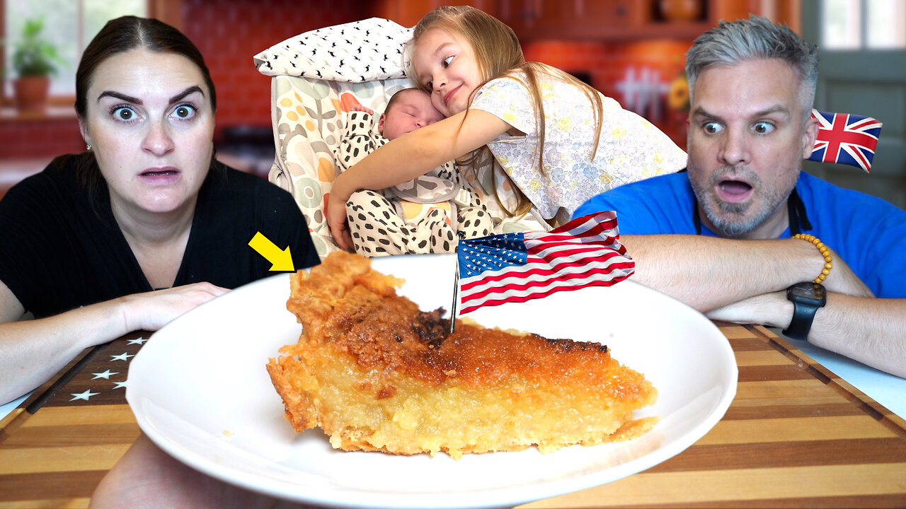 Brits Try American Transparent Pie for the first time!