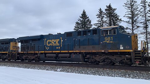 CSX Wabtec badge 7502 and 981 Head East
