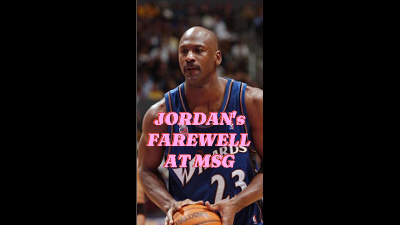 🔥 WASHINGTON WIZARDS JORDAN'S FAREWELL GAME AT MSG 🐐🏀💪
