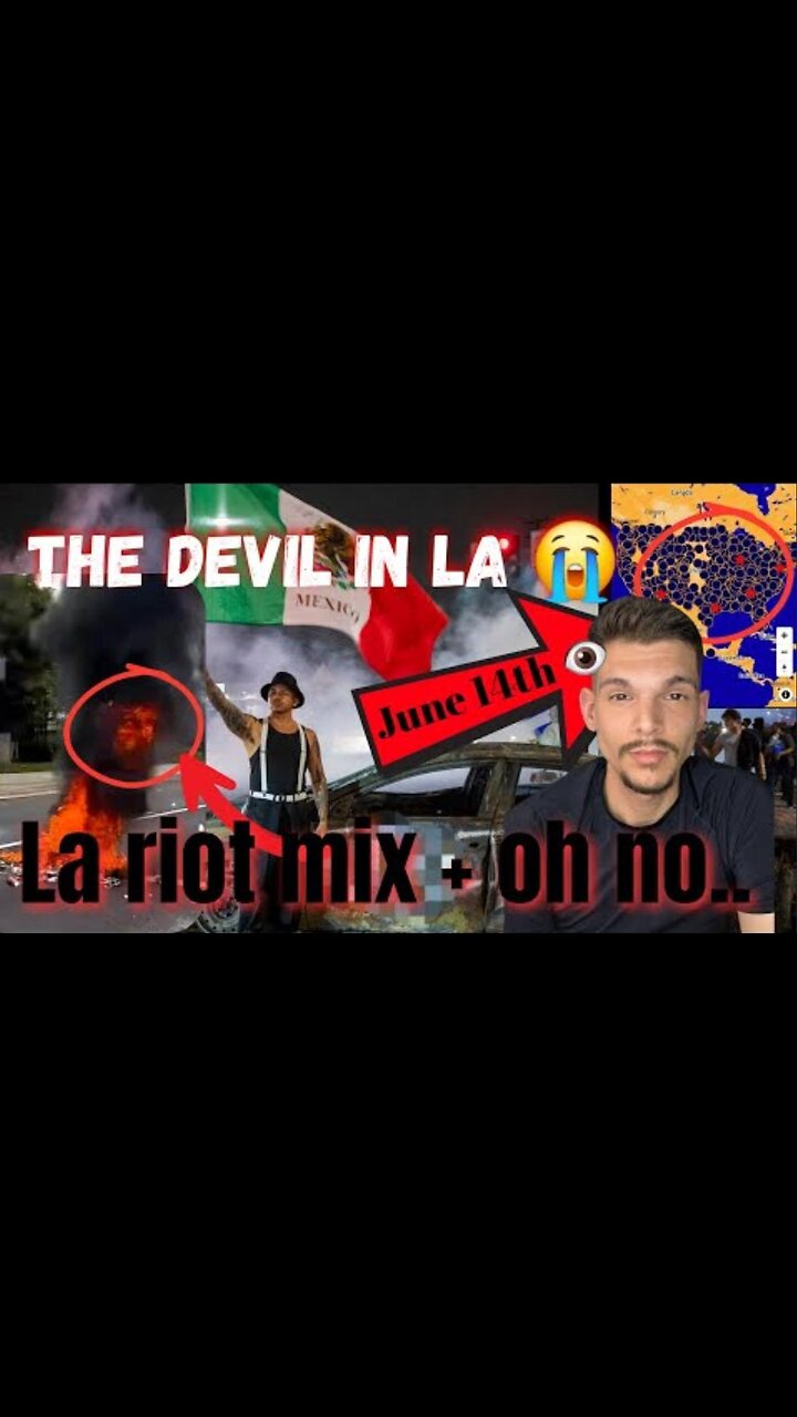 Devil seen at LA protest (riot) [INTERESTING But Im NOT buying all his theories] ~ BY Moon Henry (6.09.25)