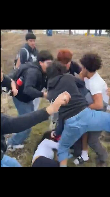 Hays Consolidated School District students ATTACK a teacher during a ICE protest.