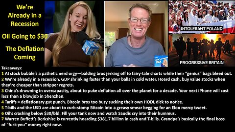 Ed Dowd: We're Already in a Recession, Oil Going to $30 and The Deflation Coming