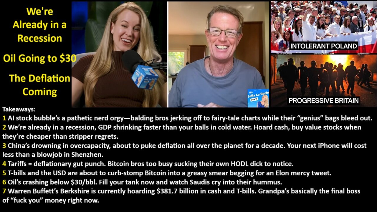 Ed Dowd: We're Already in a Recession, Oil Going to $30 and The Deflation Coming