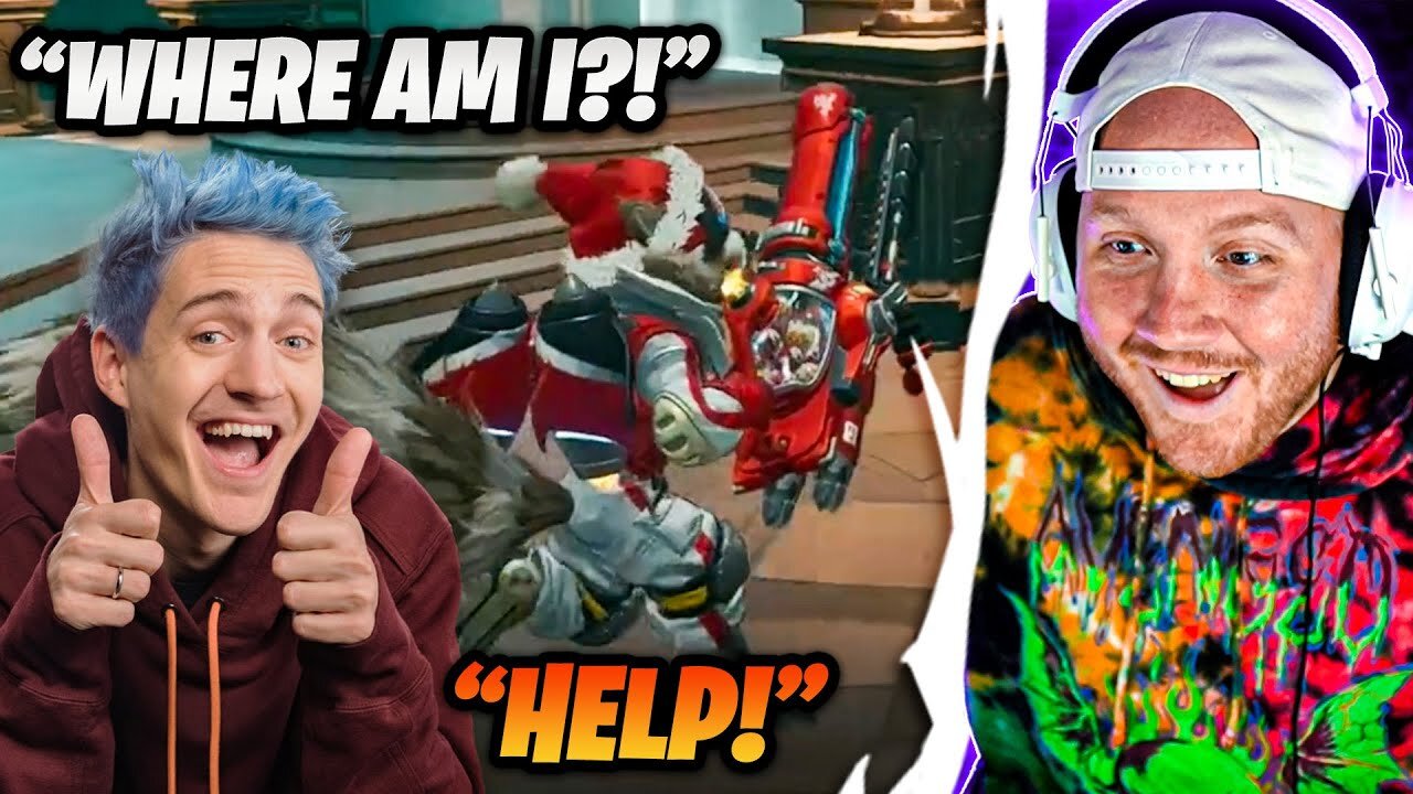 TIM PULLS UP NINJA'S STREAM AT THE PERFECT TIME..