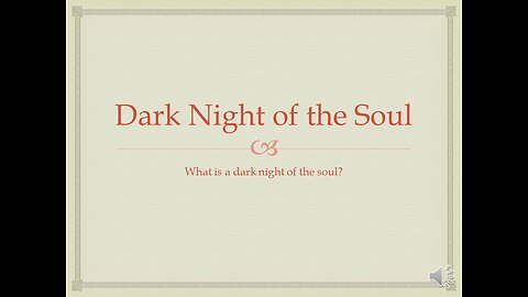 Healing the Divine Masculine Pt 4 Dark Night of the Soul