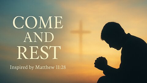 The Healing Power of Rest in God 🙏 | "Come and Rest" Inspired by Matthew 11:28