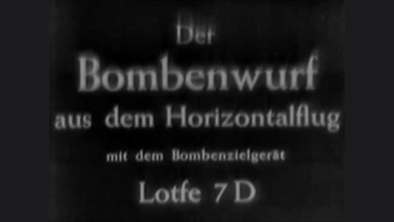 Der Bombenwurf Aus Dem Horizontalflug Mit Dem Bombenzielgerät Lotfe 7D