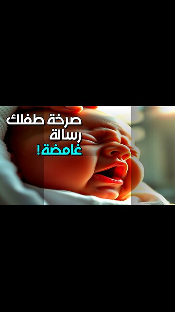 صرخة طفلك: رسالة من عالم آخر!؟ #shorts