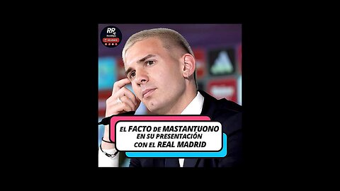 MASTANTUONO ROMPE LA NORMA 💥 “MESSI ES EL MEJOR” EN SU PRESENTACIÓN CON EL REAL MADRID