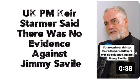"UK PM Starmer Finds No Evidence Against Jimmy Savile"