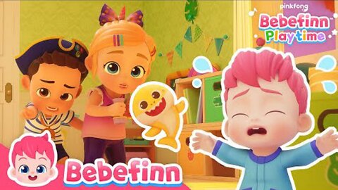 The Hunt for Finn's Baby Shark Bebefinn Playtime | Musical Stories