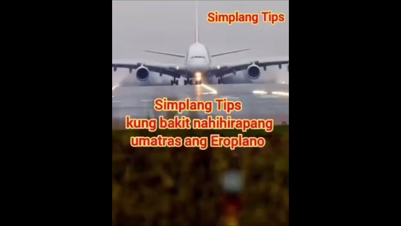 Simplang Trip 29: Here’s the tips why plane hard to do the reverse maneuver.