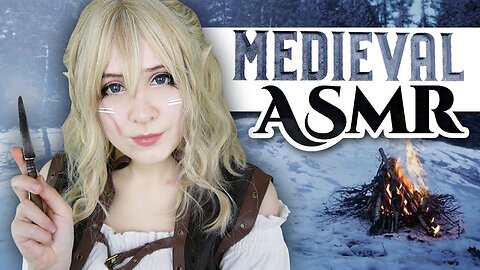 Asmr roleplay medieval huntress saves you winter forest