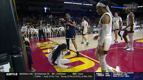 TAUNTING Tech after bucket +1 | NCAA Tournament, Mississippi State vs California women's basketball