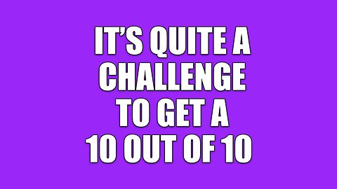 Challenging Knowledge Quiz