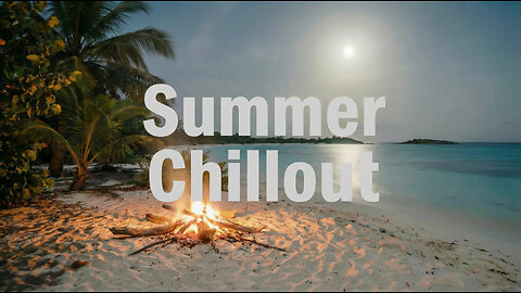 🌴 Moonlit Caribbean Beach | Calm Ambient Music for Deep Relaxation