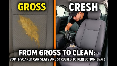 From Filthy to Fresh: Insanely Dirty Car Interior Gets Deep Cleaned! (Part 2 of 4)